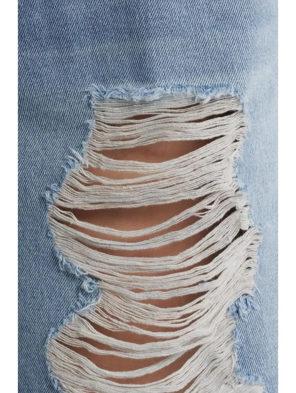 PTCL Neve Ripped High Waist Long Baggy Denim Shorts NWT Size 26